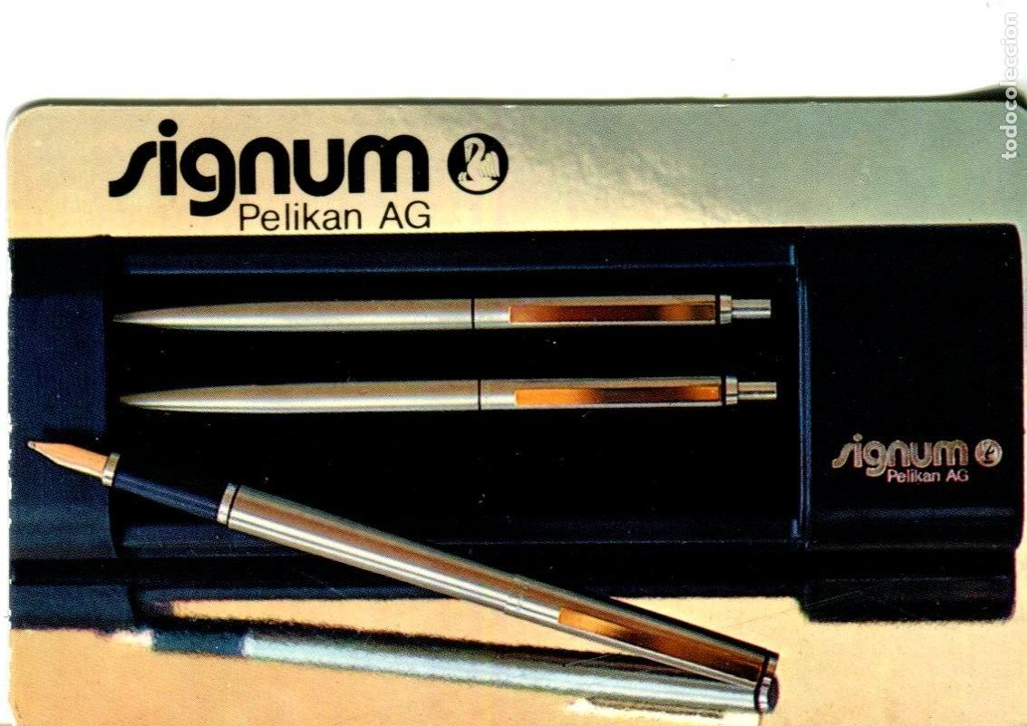 Coleccionismo calendarios: Calendario bolsillo - A&Ntilde;O 1982 - PELIK&Aacute;N AG SIGNUM
