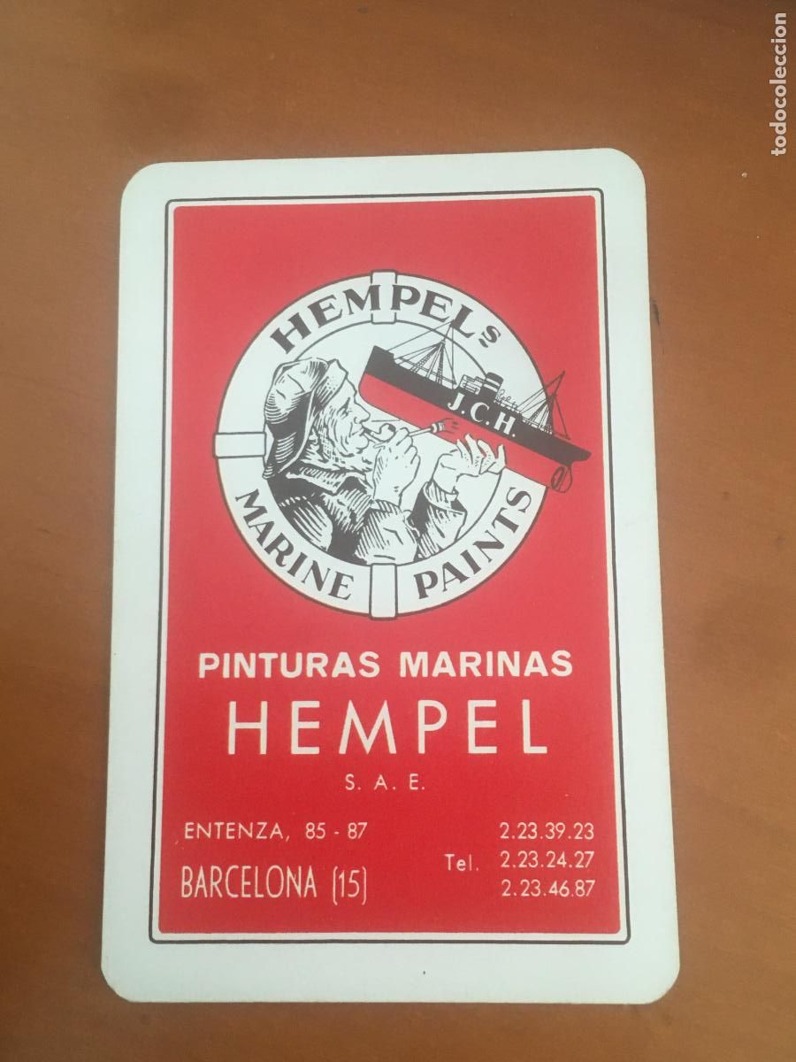 Coleccionismo calendarios: fournier pinturas hempel 1968 calendario original