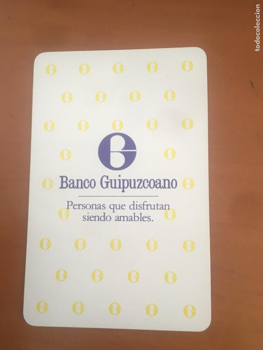 Coleccionismo calendarios: fournier banco guipuzcoano 1986 calendario original
