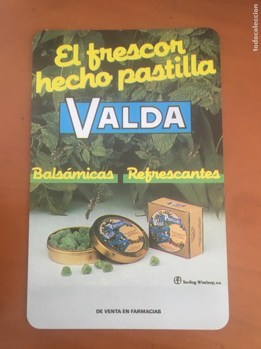 Coleccionismo calendarios: fournier valda 1989 calendario original