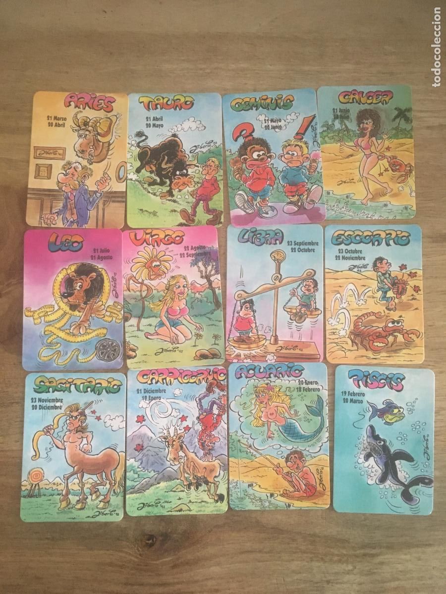 Coleccionismo calendarios: horoscopo coleccion 12 calendarios de 1994 perfecto estado