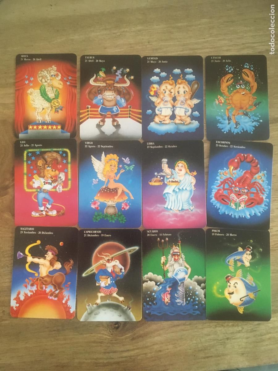 Coleccionismo calendarios: horoscopo coleccion 12 calendarios de 1992