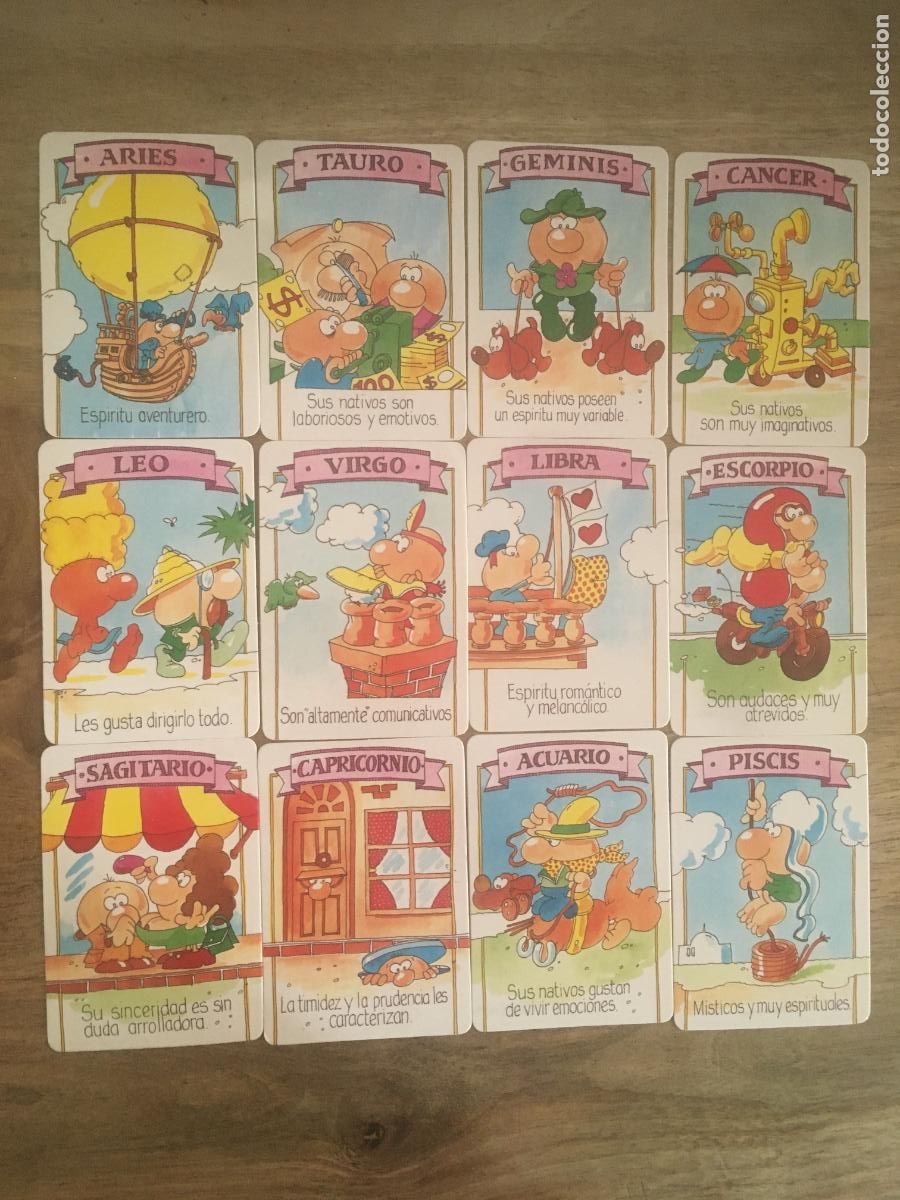 Coleccionismo calendarios: horoscopo coleccion 12 calendarios de 1990 perfecto estado