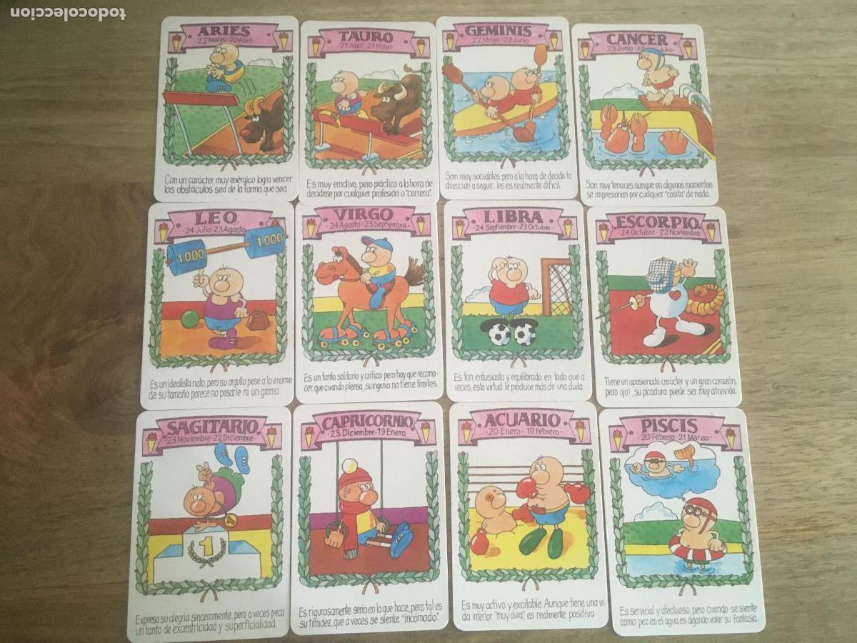 Coleccionismo calendarios: horoscopo coleccion 12 calendarios de 1992 perfecto estado