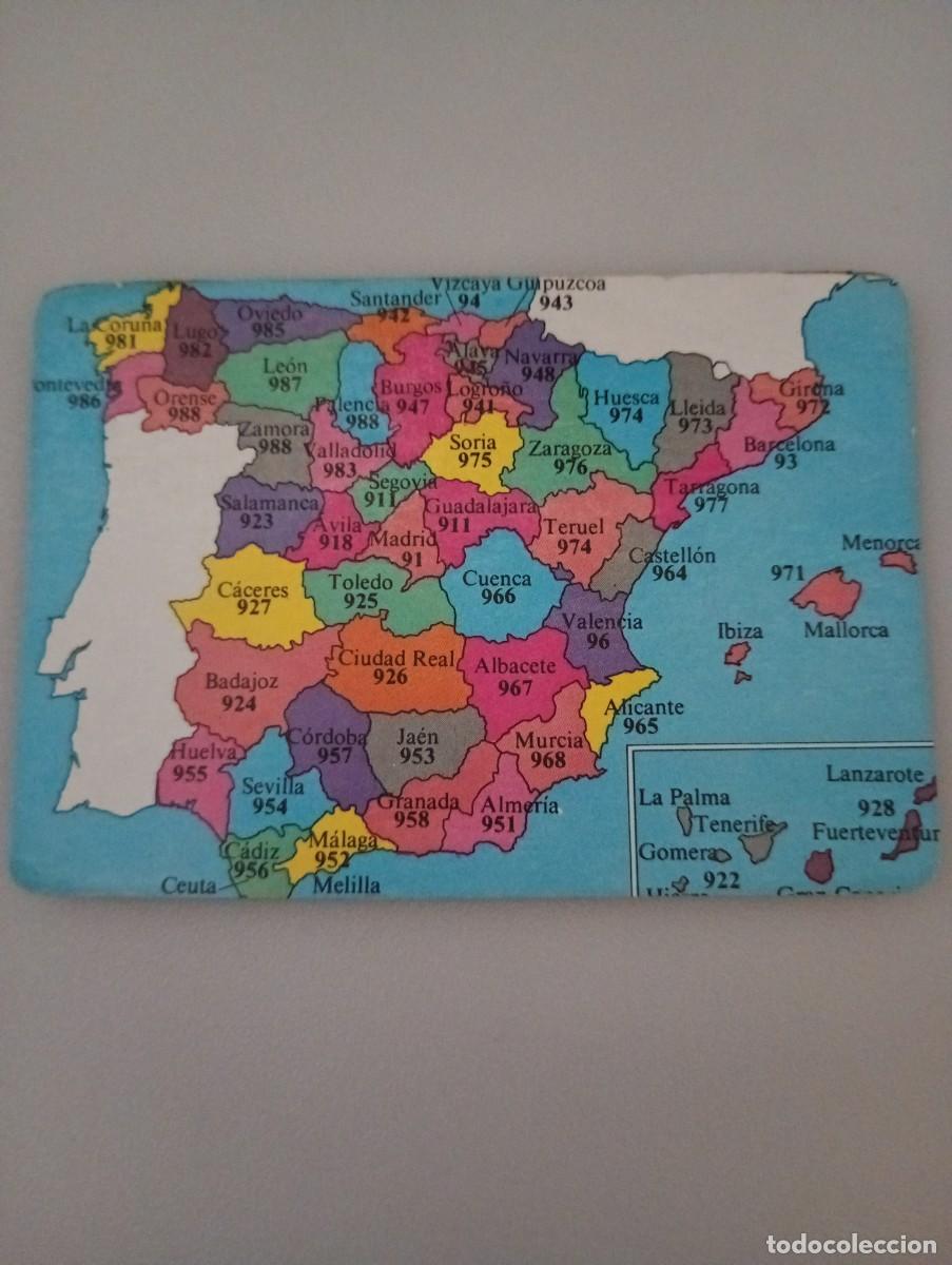 Coleccionismo calendarios: Calendario 1988 Serie CLB 1502 Informativos Prefijos telef&oacute;nicos