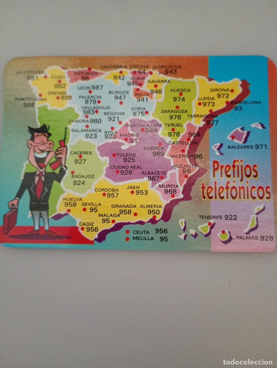 Coleccionismo calendarios: Calendario 1999 Serie WCB 252 Informativos Prefijos telef&oacute;nicos