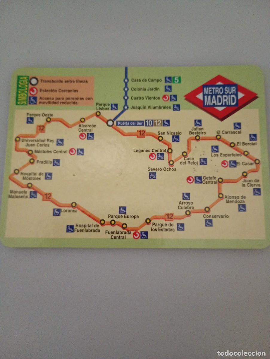 Coleccionismo calendarios: Calendario 2005 Serie BO 639 Informativos Metro Sur Madrid