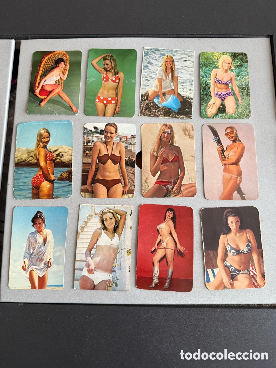 Coleccionismo calendarios: 12x CALENDARIOS CHICAS. a&ntilde;os 70