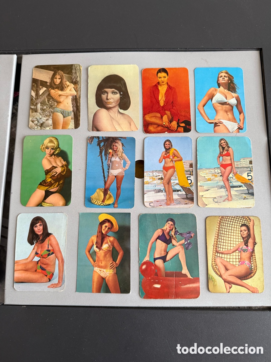 Coleccionismo calendarios: 12x CALENDARIOS CHICAS. a&ntilde;os 70