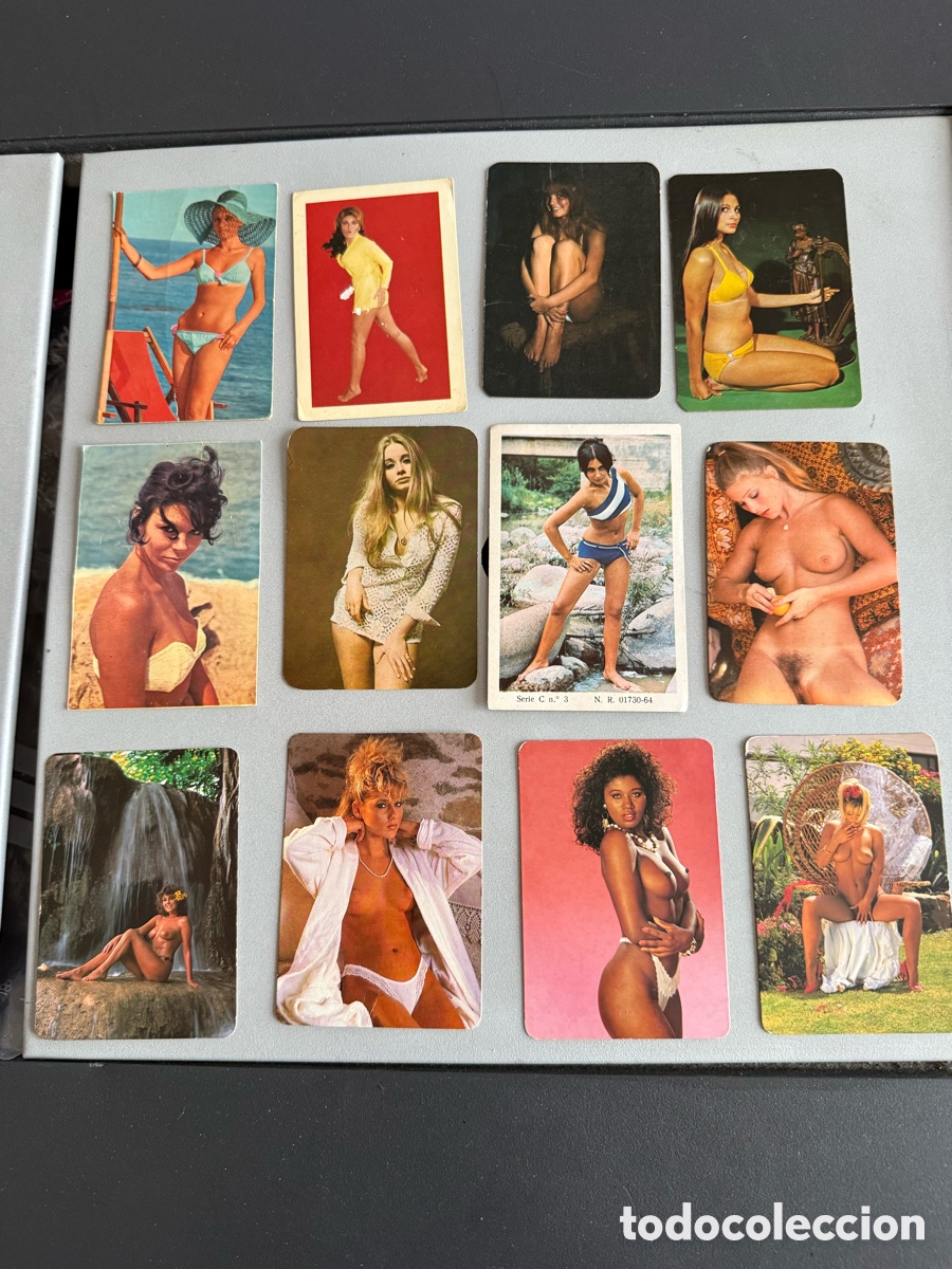 Coleccionismo calendarios: 12x CALENDARIOS CHICAS. A&ntilde;os 70-80-90
