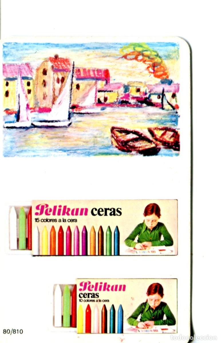 Coleccionismo calendarios: Calendario PELIKAN. Lapices de Cera A&ntilde;o 1976
