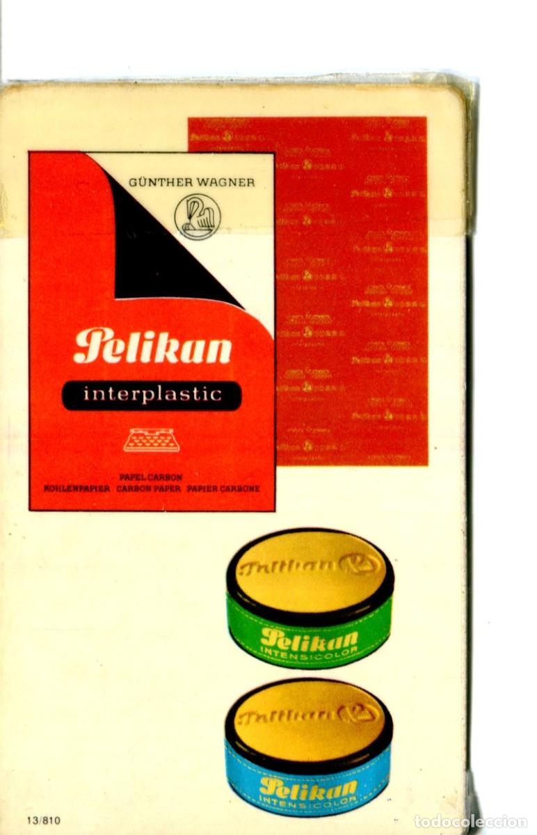 Coleccionismo calendarios: Calendario PELIKAN. Cintas Mecanograficas Papel Carbon A&ntilde;o 1973
