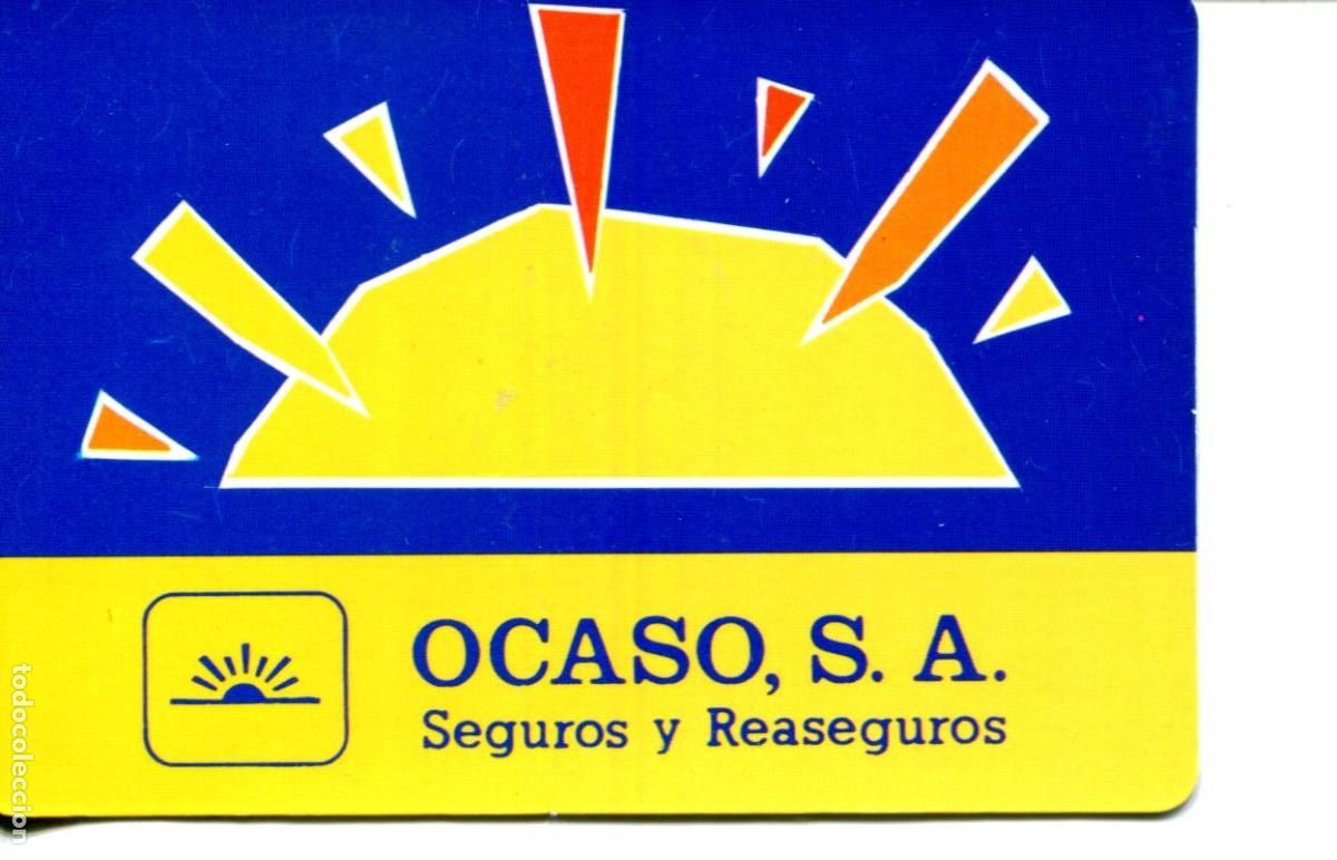 Coleccionismo calendarios: CALENDARIO DE BOLSILLO DE OCASO SEGUROS A&ntilde;o 1990