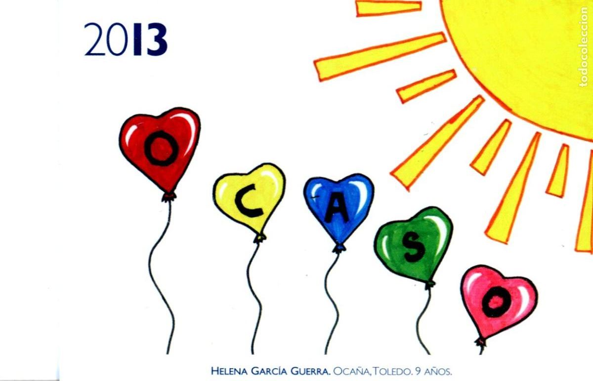 Coleccionismo calendarios: CALENDARIO BOLSILLO - A&Ntilde;O 2013 - OCASO SEGUROS