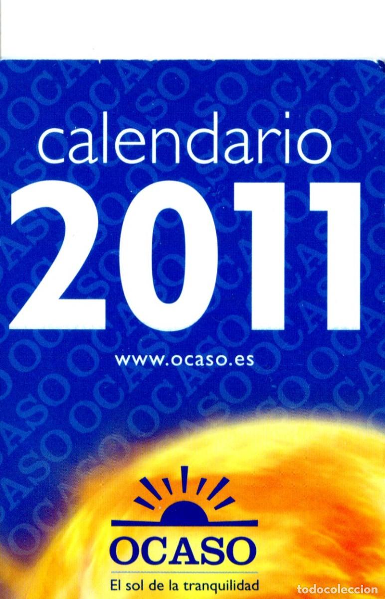 Coleccionismo calendarios: CALENDARIO BOLSILLO - A&Ntilde;O 2011 - OCASO SEGUROS