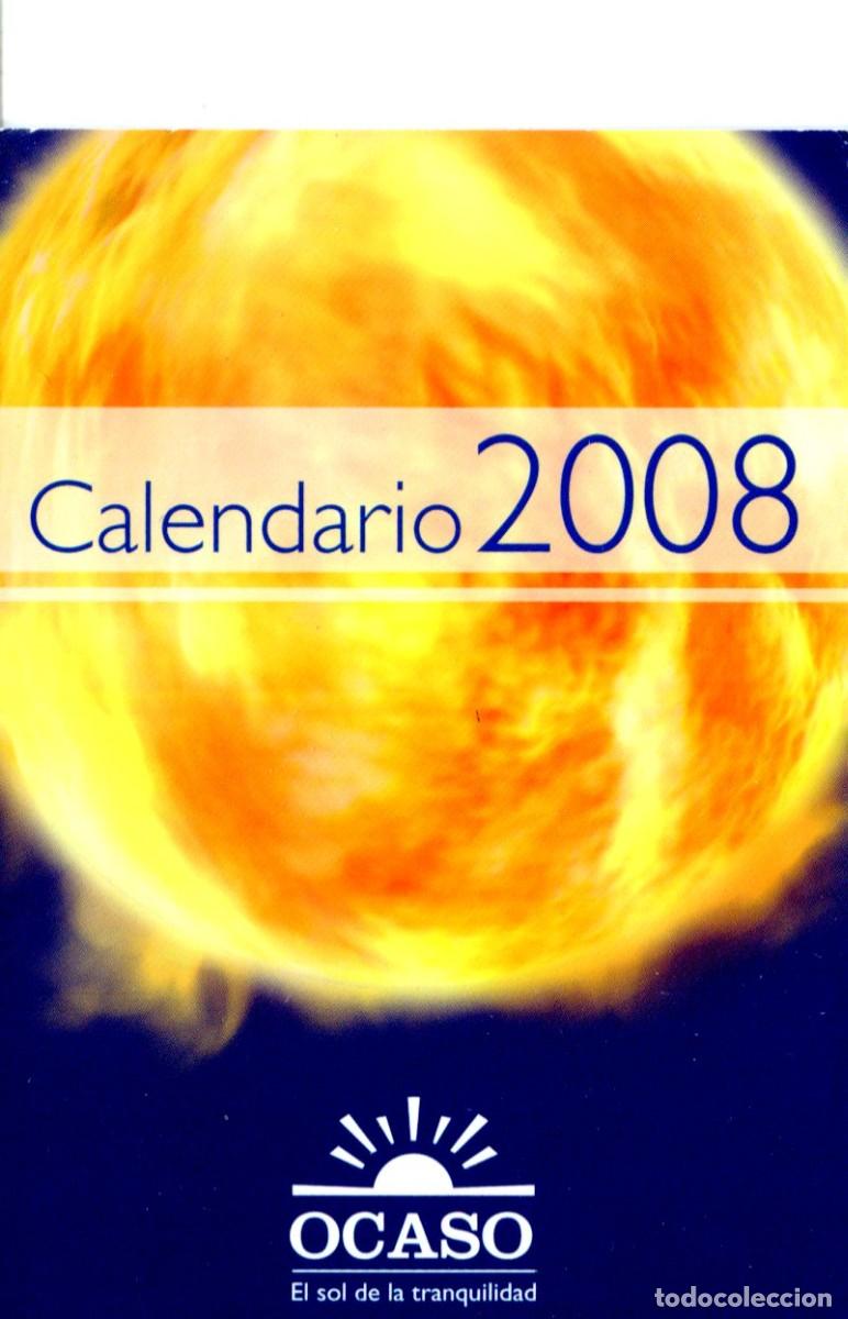 Coleccionismo calendarios: CALENDARIO BOLSILLO - A&Ntilde;O 2008 - OCASO SEGUROS