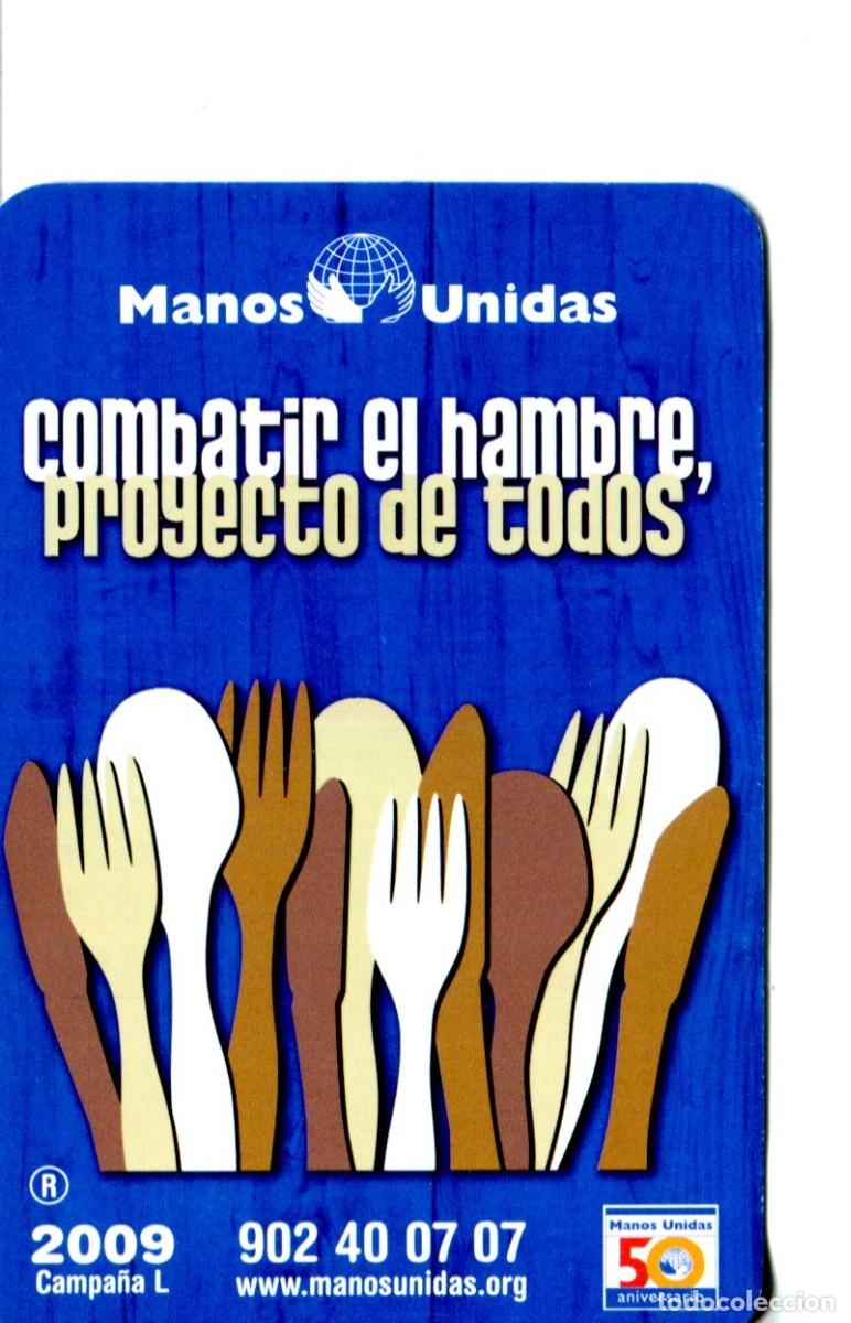 Coleccionismo calendarios: Calendario bolsillo - MANOS UNIDAS - CASTELLANO - A&ntilde;o 2009