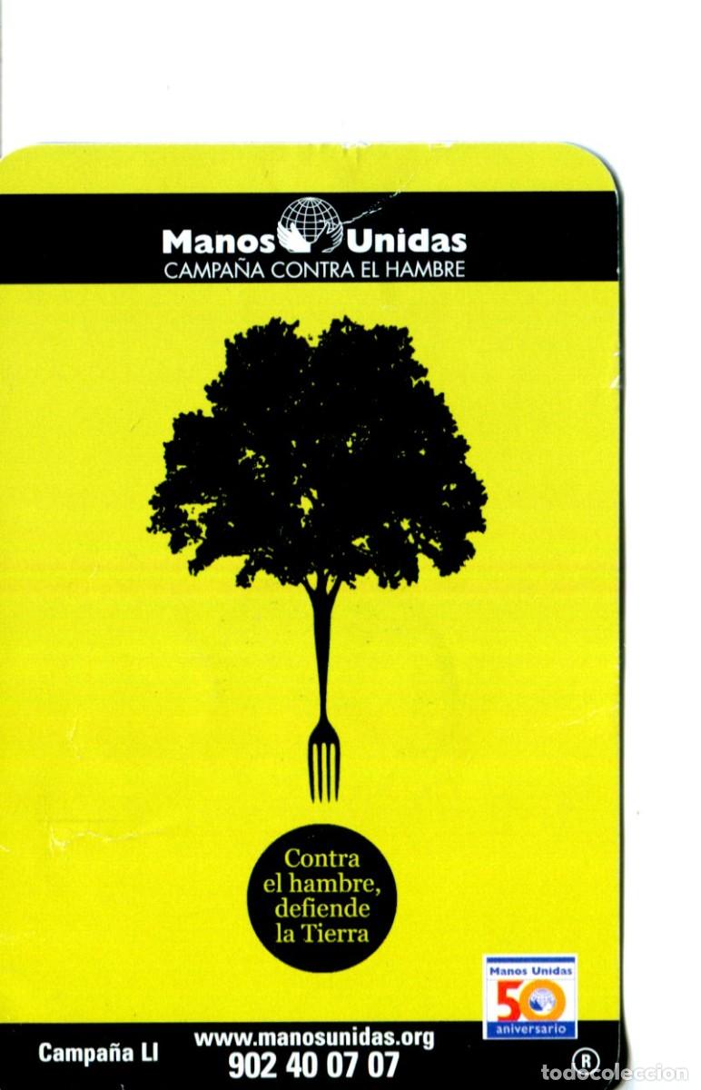 Coleccionismo calendarios: Calendario bolsillo - MANOS UNIDAS - CASTELLANO - A&ntilde;o 2010