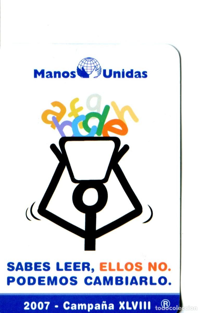 Coleccionismo calendarios: Calendario bolsillo - MANOS UNIDAS - CASTELLANO - A&ntilde;o 2007