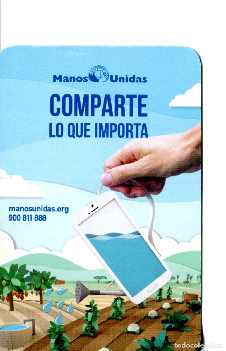 Coleccionismo calendarios: Calendario bolsillo - MANOS UNIDAS - CASTELLANO - A&ntilde;o 2018