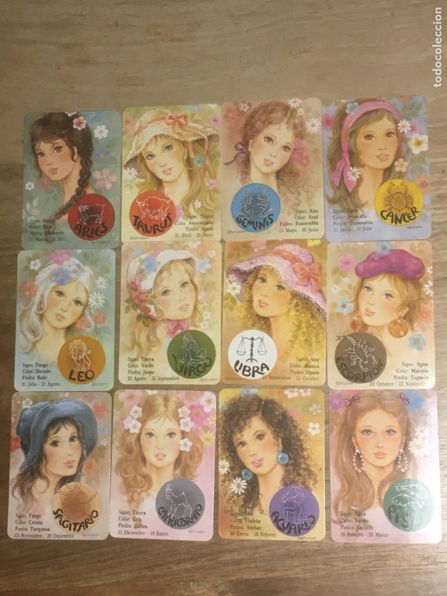 Collezionismo Calendari: horoscopo coleccion 12 calendarios de 1991
