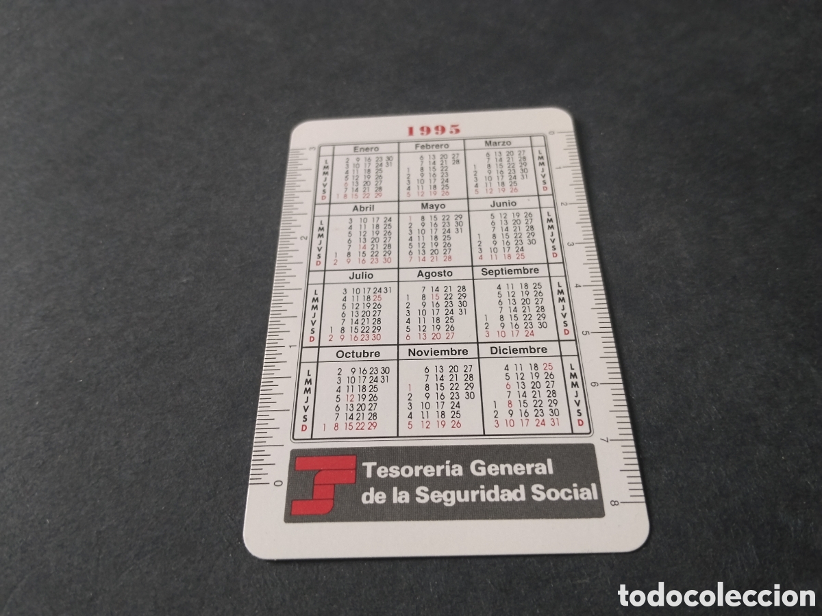 Coleccionismo calendarios: Calendario Fournier tesorer&iacute;a general de la seguridad social 1995
