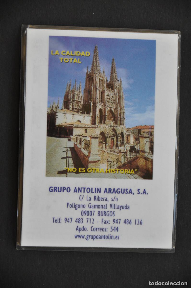 Coleccionismo calendarios: CALENDARIO PLASTIFICADO 2001 - GRUPO ANTOL&Iacute;N ARAGUSA S. A. (BURGOS)