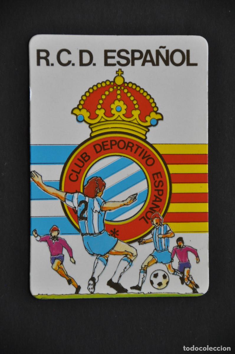 Coleccionismo calendarios: CALENDARIO 1988 - REAL CLUB DEPORTIVO ESPA&Ntilde;OL - BAR URCEY (LOGRO&Ntilde;O)