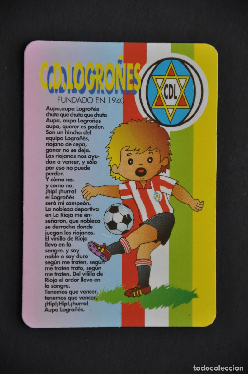 Coleccionismo calendarios: CALENDARIO 1995 - HIMNO CLUB DEPORTIVO LOGRO&Ntilde;&Eacute;S - LOTER&Iacute;A N&ordm; 2 (LOGRO&Ntilde;O)