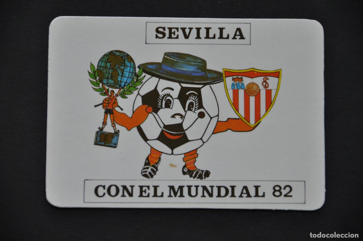 Coleccionismo calendarios: CALENDARIO 1982 - MUNDIAL 82 SEVILLA CLUB DE F&Uacute;TBOL - FOTO LUDY (LOGRO&Ntilde;O)