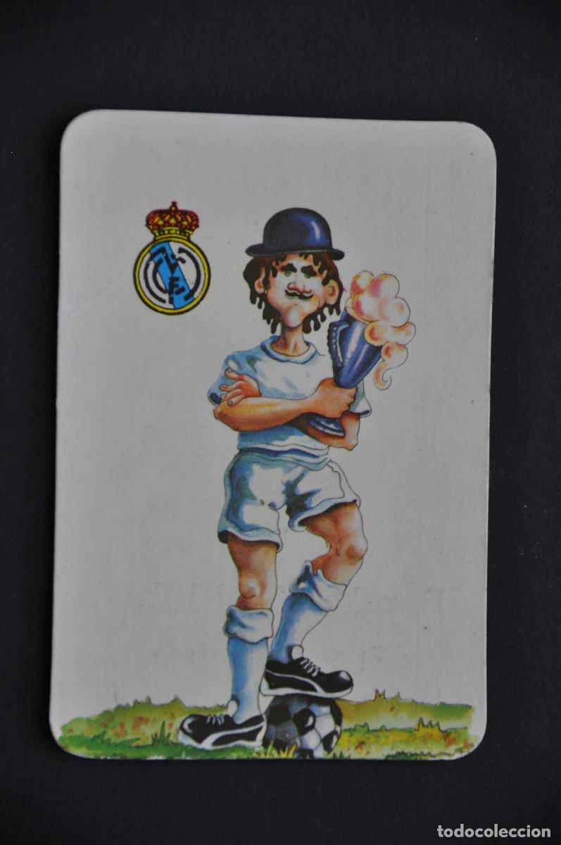 Coleccionismo calendarios: CALENDARIO 1981 - REAL MADRID - BAR LA BARRERA (LOGRO&Ntilde;O)