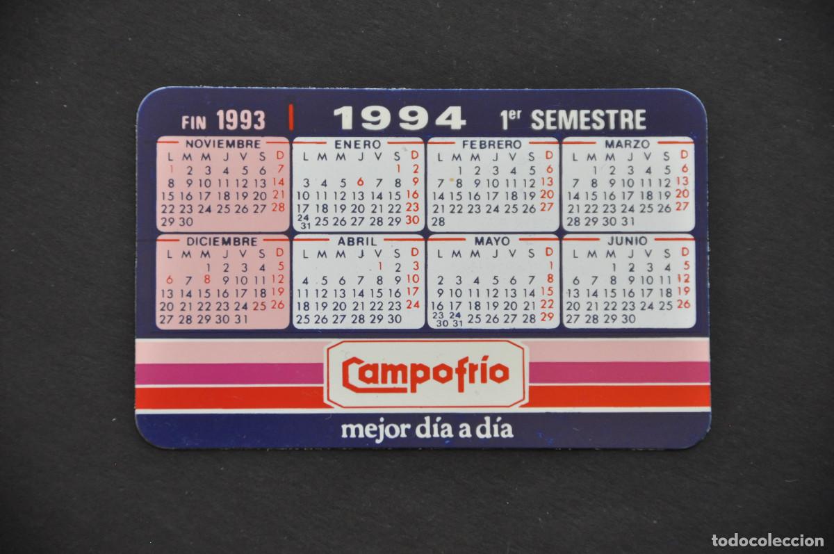 Coleccionismo calendarios: CALENDARIO 1994 - CAMPOFR&Iacute;O