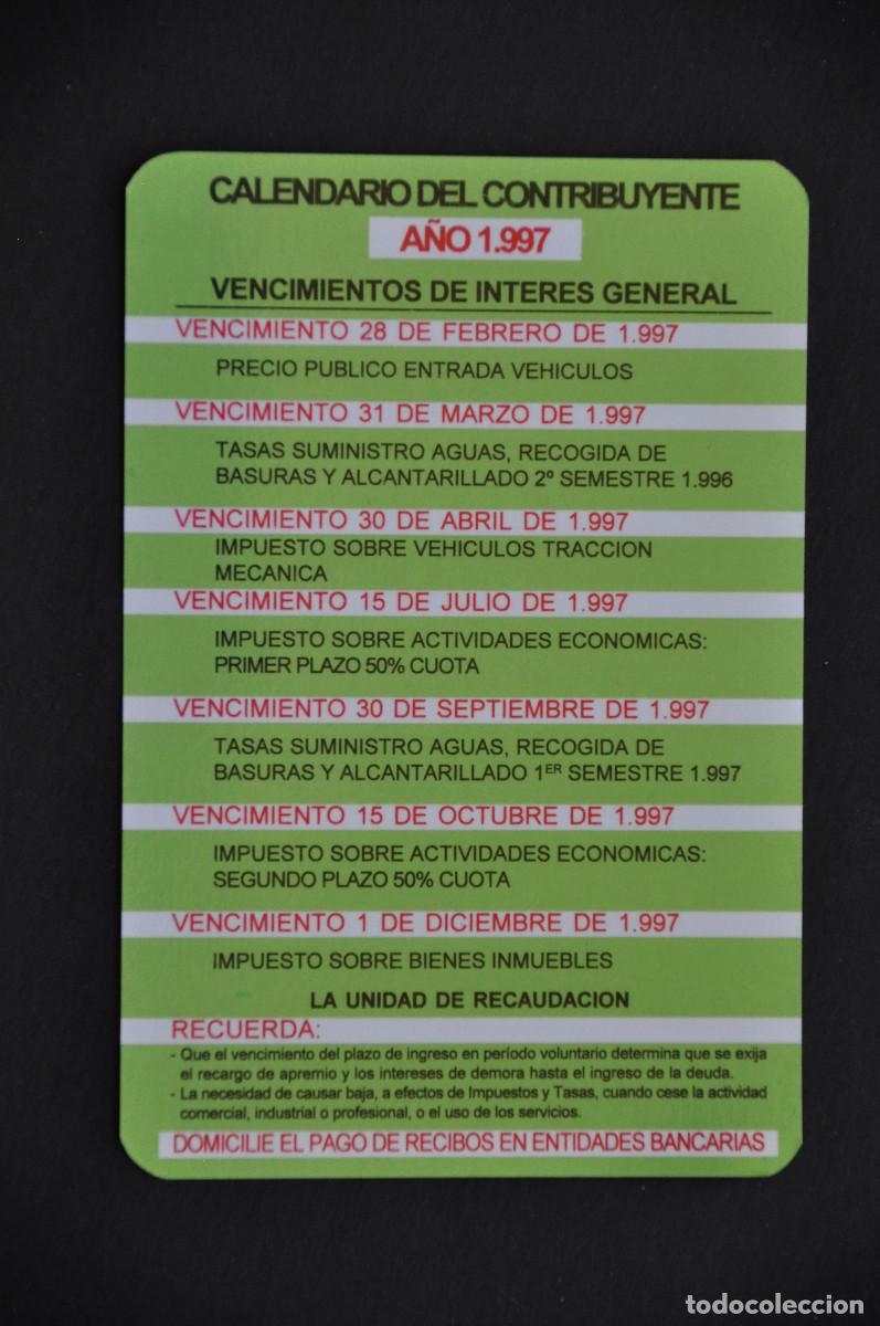 Coleccionismo calendarios: CALENDARIO 1997 - CALENDARIO DEL CONTRIBUYENTE DEL AYUNTAMIENTO DE LOGRO&Ntilde;O
