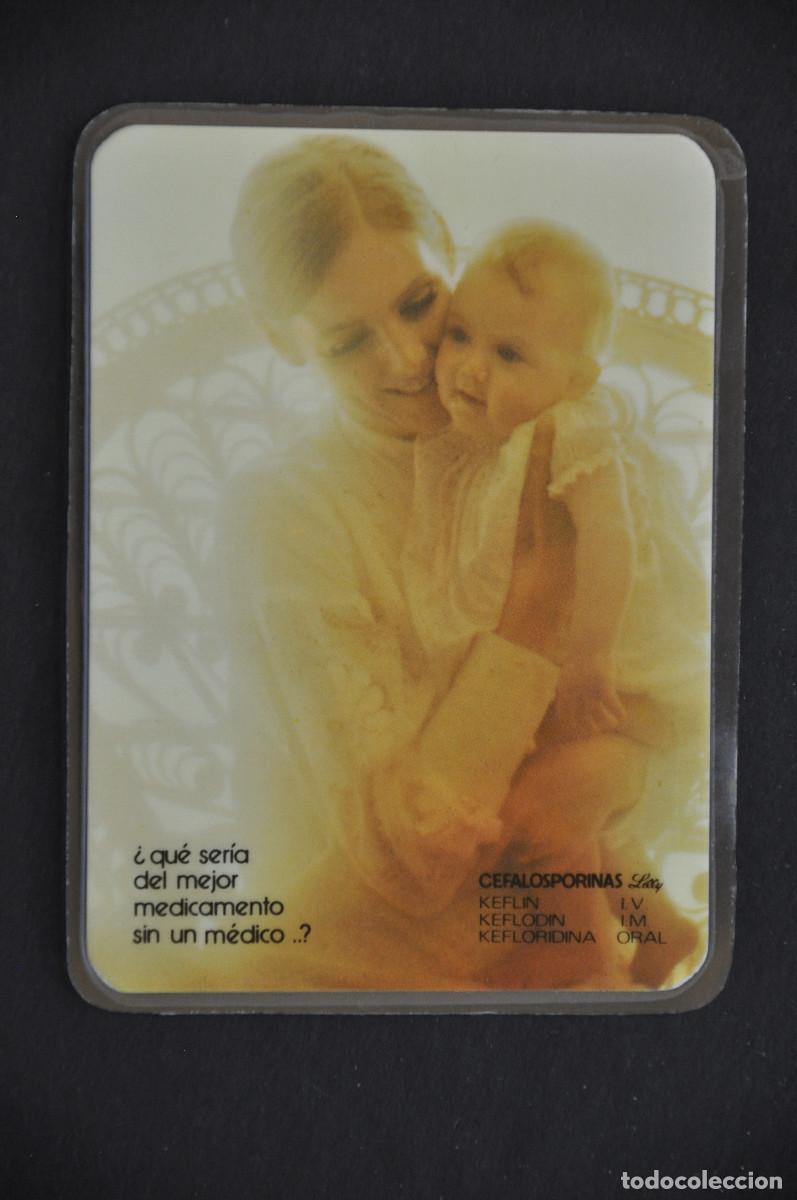 Coleccionismo calendarios: CALENDARIO PLASTIFICADO 1975 - CEFALOSPORINAS LILLY