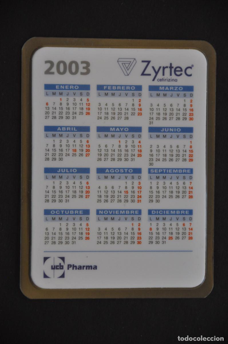 Coleccionismo calendarios: CALENDARIO PLASTIFICADO 2003 - PHARMA