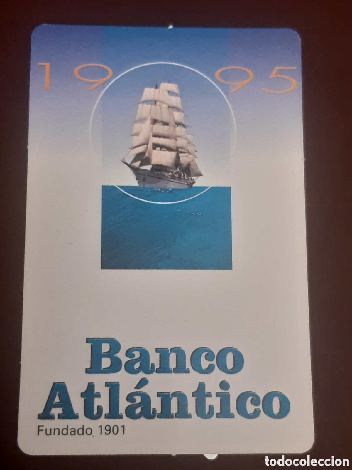 Coleccionismo calendarios: Calendario Banco Atl&aacute;ntico 1995