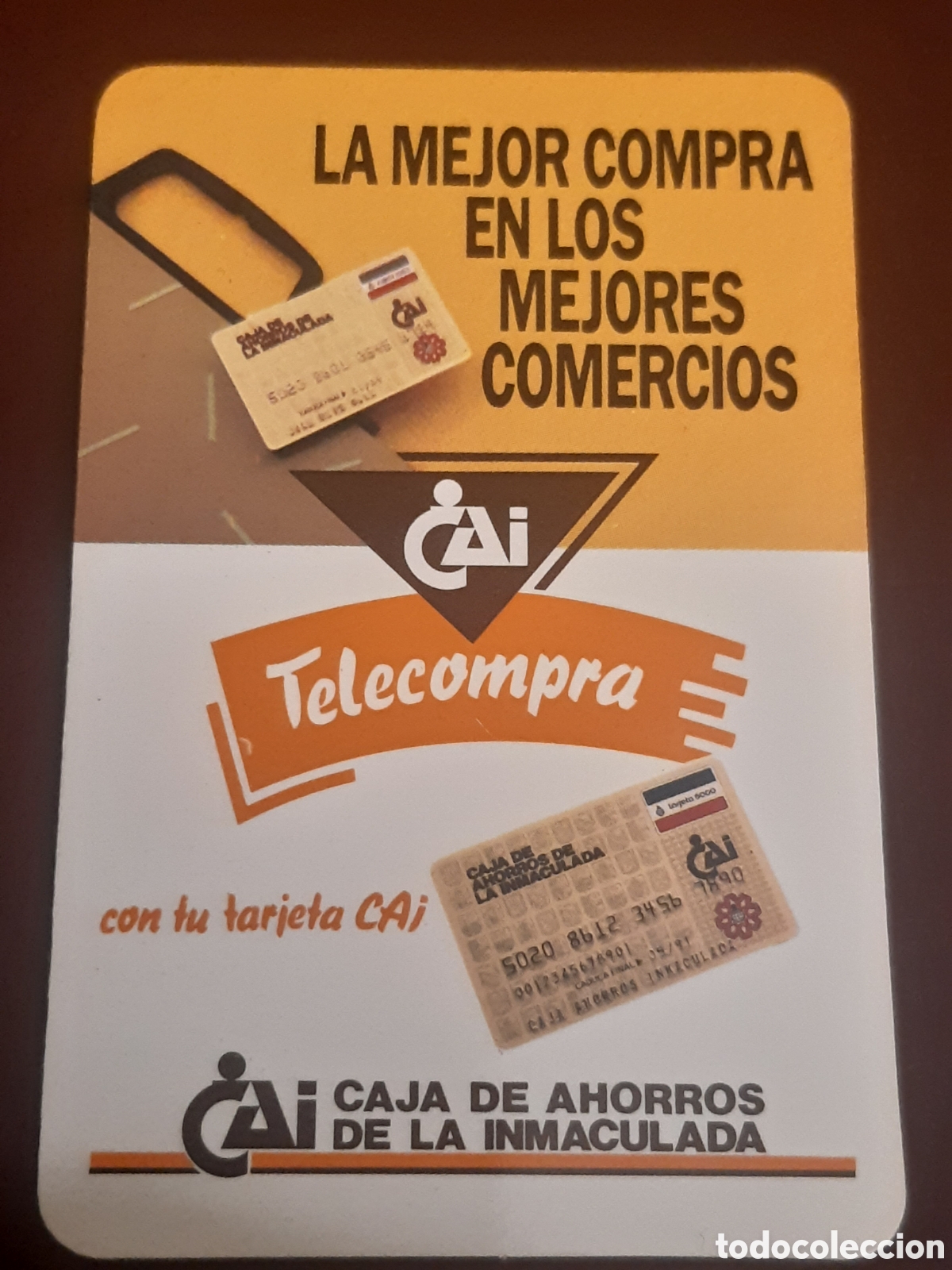 Coleccionismo calendarios: Calendario caja CAI 1989