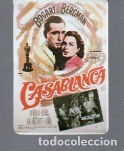 Coleccionismo calendarios: CALENDARIO DE CINE CASABLANCA DE MP N&ordm; 77 DEL A&Ntilde;O 1985