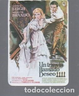 Coleccionismo calendarios: CALENDARIO DE CINE UN TRANVIA LLAMADO DESEO DE MP N&ordm; 80 DEL A&Ntilde;O 1985