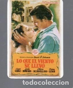 Coleccionismo calendarios: CALENDARIO DE CINE LO QUEEL VIENTO SE LLEVO DE MP N&ordm; 79 DEL A&Ntilde;O 1985