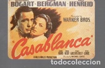 Colecionismo Calend&aacute;rios: CALENDARIO DE CINE CASABLANCA DE MP N&ordm; 94 DEL A&Ntilde;O 1993