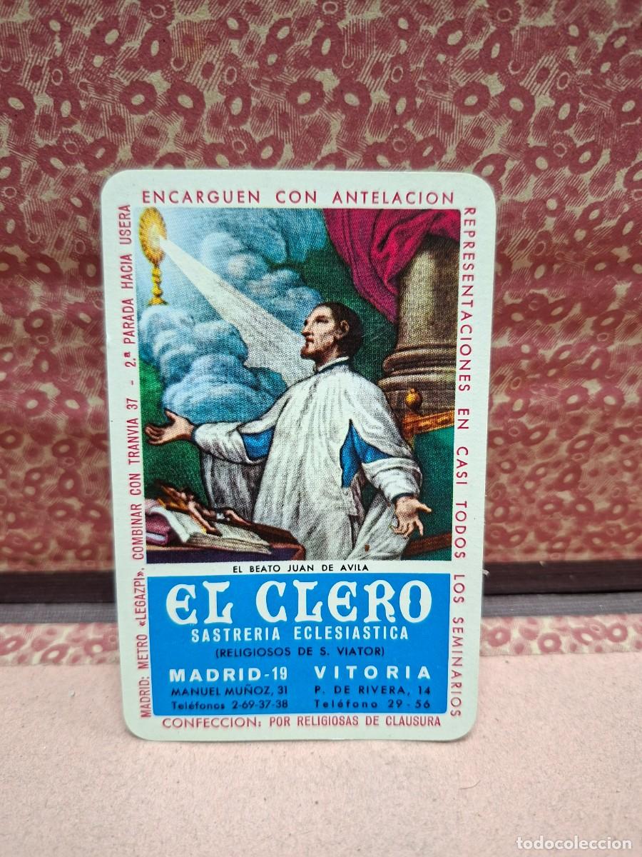 Coleccionismo calendarios: CALENDARIO FOURNIER ALMANAQUE BOLSILLO SASTRERIA ECLESIASTICA EL GRECO VITORIA 1963