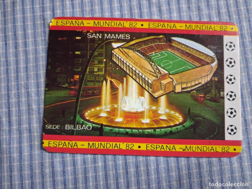 Colecionismo Calend&aacute;rios: Calendario f&uacute;tbol San Mam&eacute;s. Bilbao Mundial 1982. A&ntilde;o 1982. Estado ver imagen