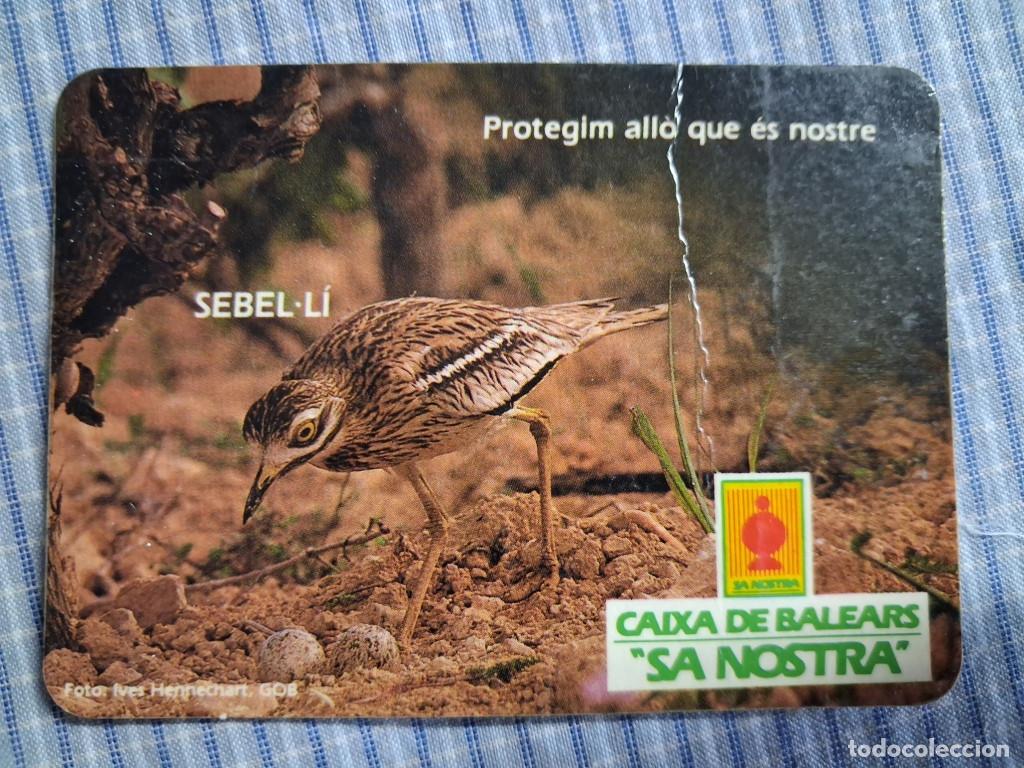 Collezionismo Calendari: Calendario Caja de Baleares Sa Nostra. Sebel-l&iacute;. A&ntilde;o 1989. Serie Aves. Estado ver imagen.