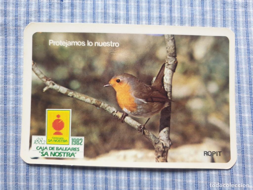 Collezionismo Calendari: Calendario Caja de Baleares Sa Nostra. Ropit. A&ntilde;o 1982. Serie Aves. Estado ver imagen