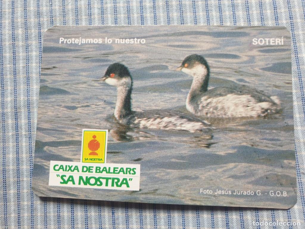 Coleccionismo calendarios: Calendario Caja de Baleares Sa Nostra. Soter&iacute;. A&ntilde;o 1986. Serie Aves. Estado ver imagen