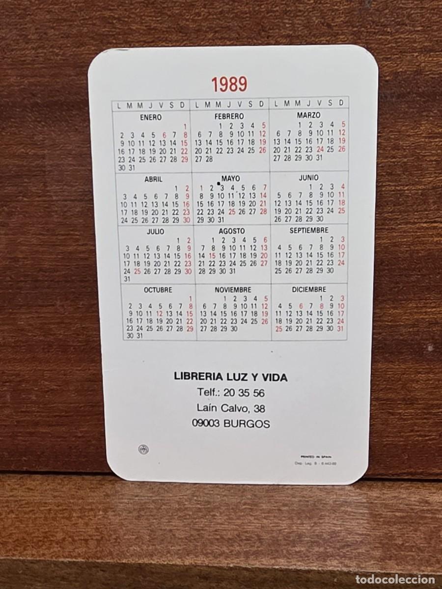 Coleccionismo calendarios: &rdquo;&rdquo;CALENDARIO DE BOLSILLO&rdquo;&rdquo;...1989... - Foto 2