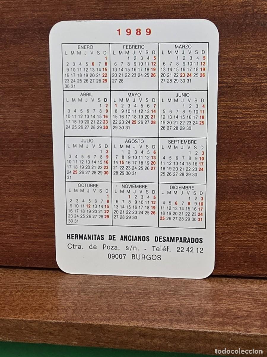 Coleccionismo calendarios: &rdquo;&rdquo;CALENDARIO DE BOLSILLO&rdquo;&rdquo;...1989... - Foto 2