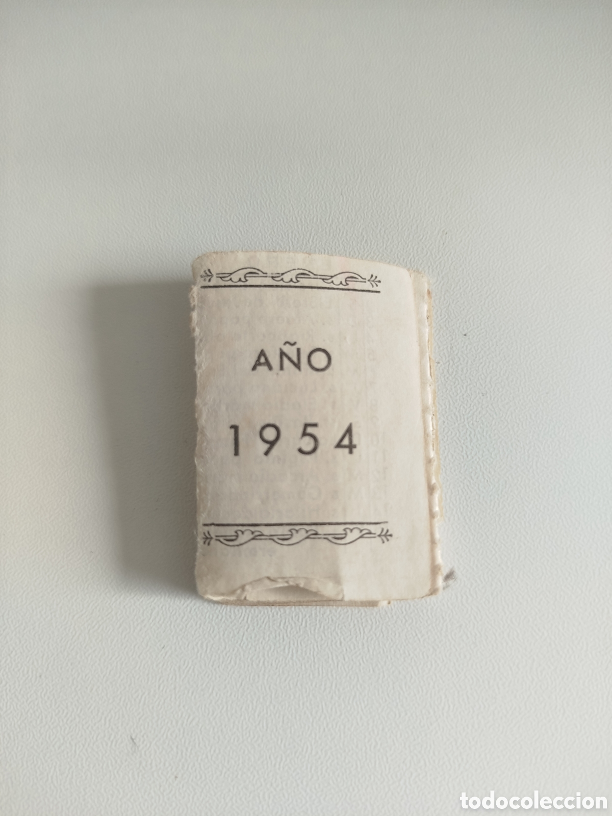 Coleccionismo calendarios: Librito almanaque de 1954.