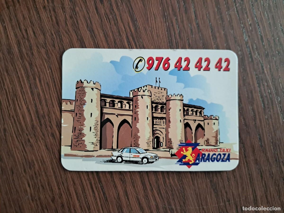 Coleccionismo calendarios: calendario de publicidad, radio taxi Zaragoza, a&ntilde;o 1999.